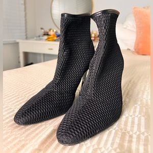 Zara mesh ankle boots